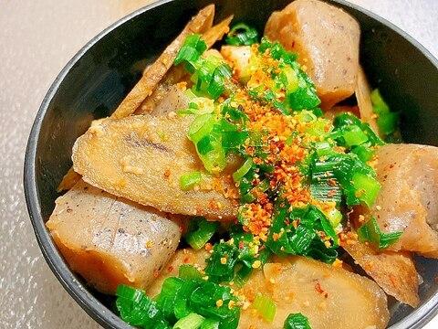 節約おつまみ☆鶏皮とごぼうの味噌煮